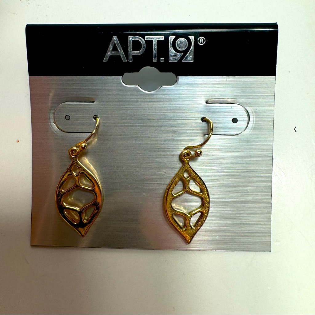 Apt 9 Earrings Crafted In Gold Plated Oval Shape 10$